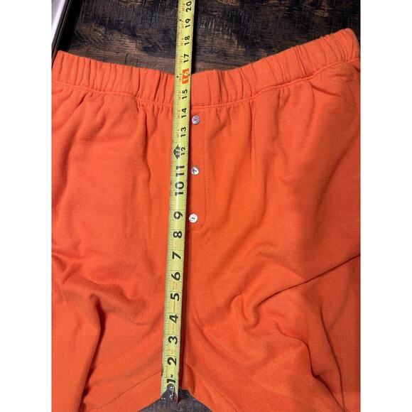 Donni. Plus, fleece jogger, woman, Faux Button Fly. Orange, Lightweight, 2X. NWT - Picture 5 of 8